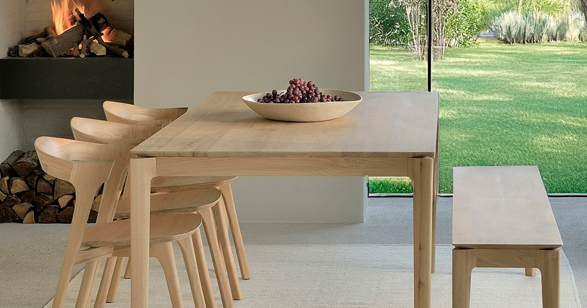 Bok Oak Dining Table and Chairs – 4 Living Ireland